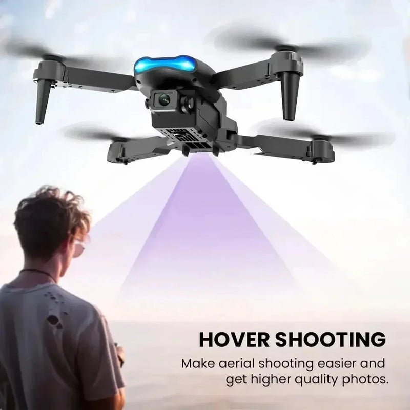 Novo e99pro rc drone 4k professinal com grande angular câmera dupla hd dobrável rc helicóptero 5g wifi fpv - My Promo Store