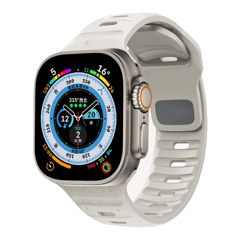 Relógio inteligente com pulseira em silicone encaixe igual do apple watch - My Promo Store