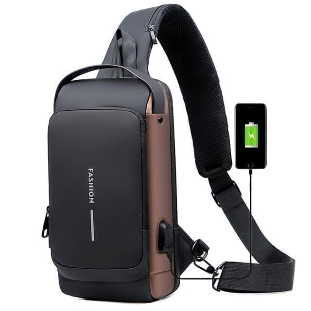 Mochila Anti-Furto com Senha USB Slim Bag - My Promo Store