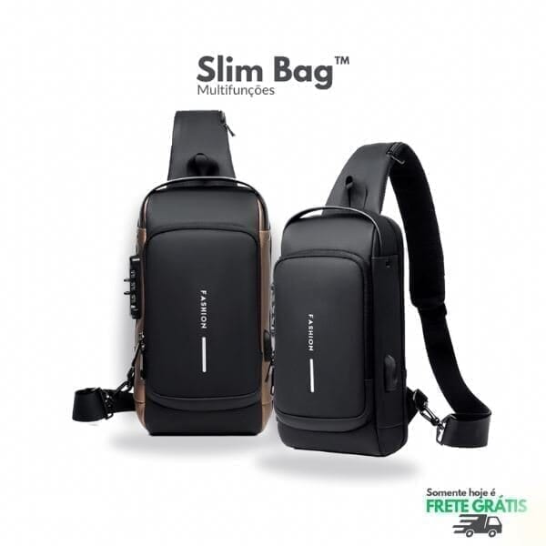 Mochila Anti-Furto com Senha USB Slim Bag - My Promo Store