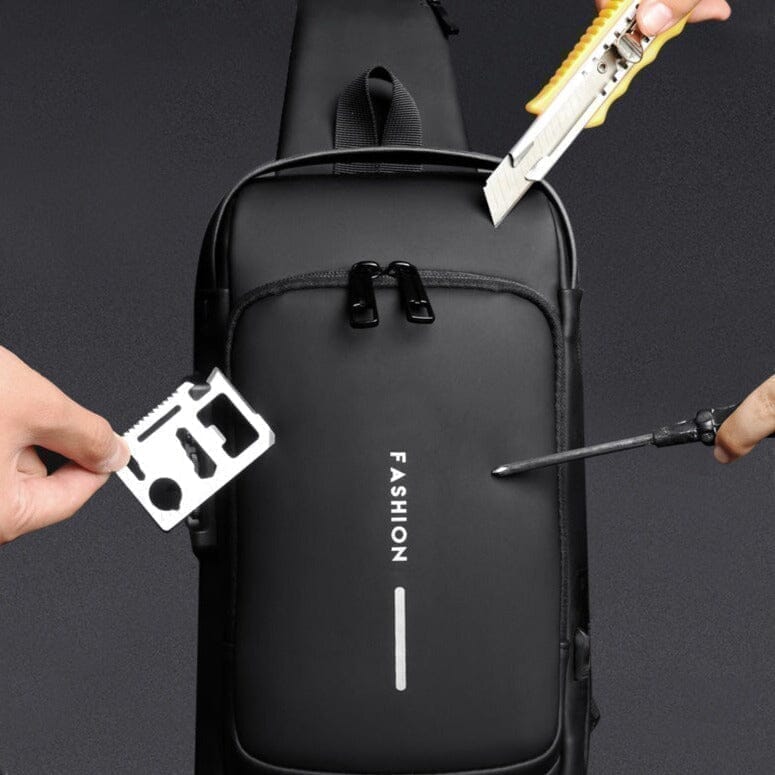 Mochila Anti-Furto com Senha USB Slim Bag - My Promo Store